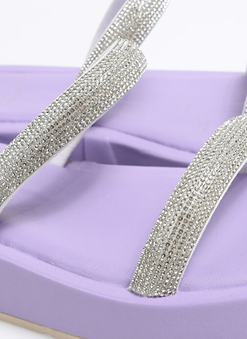 Fabrika Lila Kadın Terlik CARRON - Görsel 6