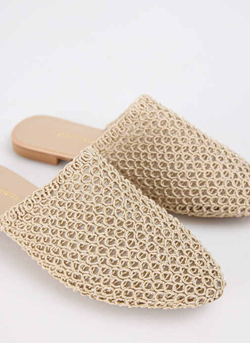 Fabrika Bej Kadın Terlik STAHES - Görsel 6