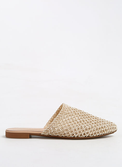 Fabrika Bej Kadın Terlik STAHES - Görsel 7