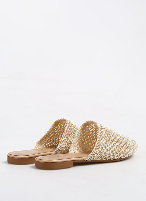 Fabrika Bej Kadın Terlik STAHES - Görsel 9