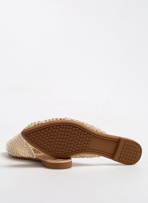 Fabrika Bej Kadın Terlik STAHES - Görsel 10