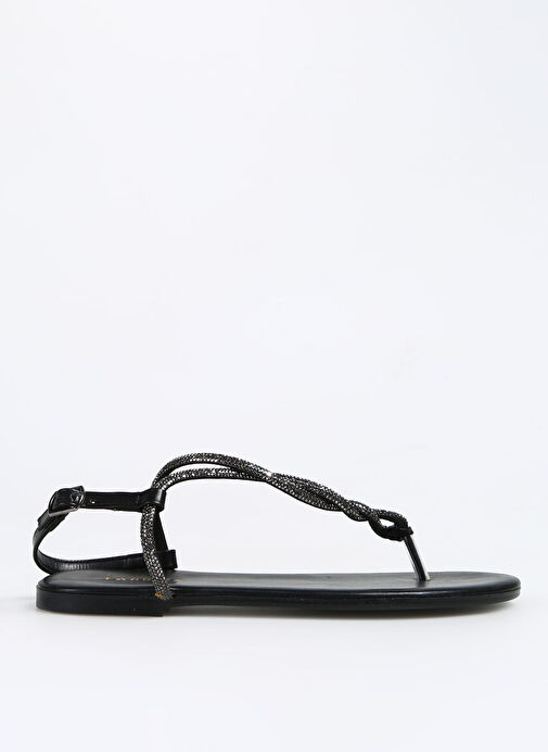 Fabrika Siyah Kadın Sandalet STORMES - Görsel 7