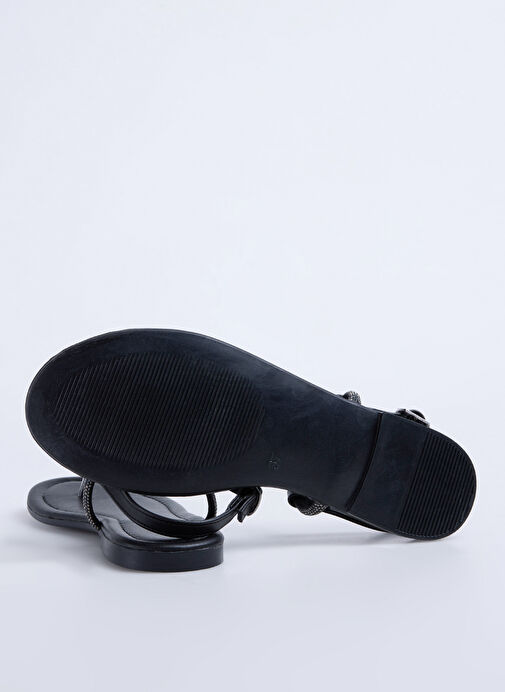 Fabrika Siyah Kadın Sandalet STORMES - Görsel 5