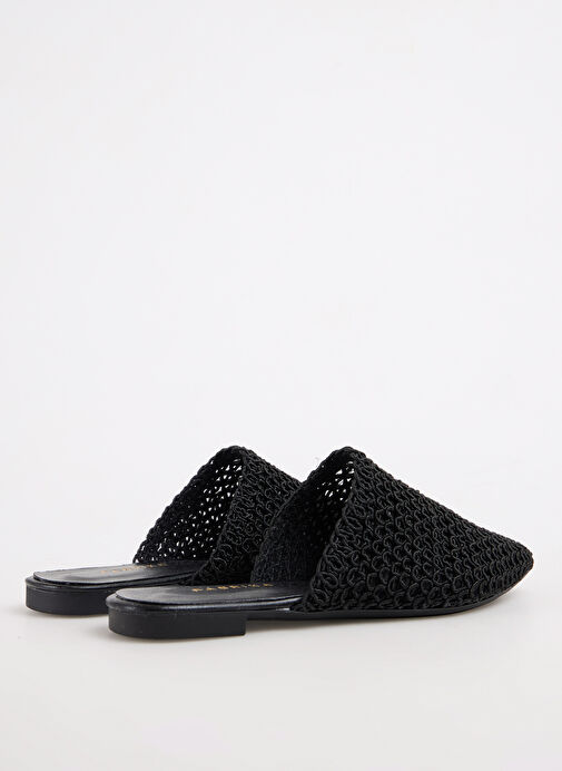 Fabrika Siyah Kadın Terlik STAHES - Görsel 8