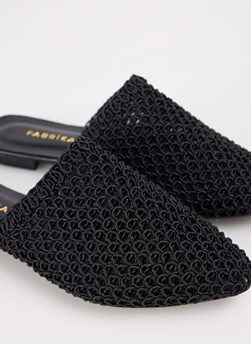 Fabrika Siyah Kadın Terlik STAHES - Görsel 10