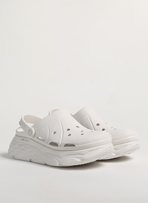 Skechers 111127 WHT MAX CUSHIONING FOAMIES Beyaz Kadın Sandalet - Görsel 3