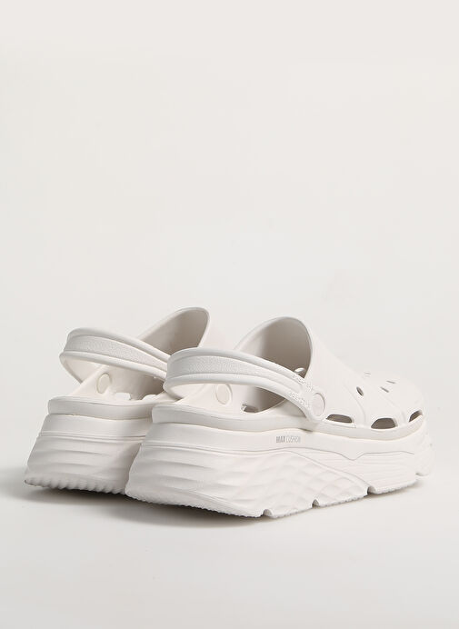 Skechers 111127 WHT MAX CUSHIONING FOAMIES Beyaz Kadın Sandalet - Görsel 4