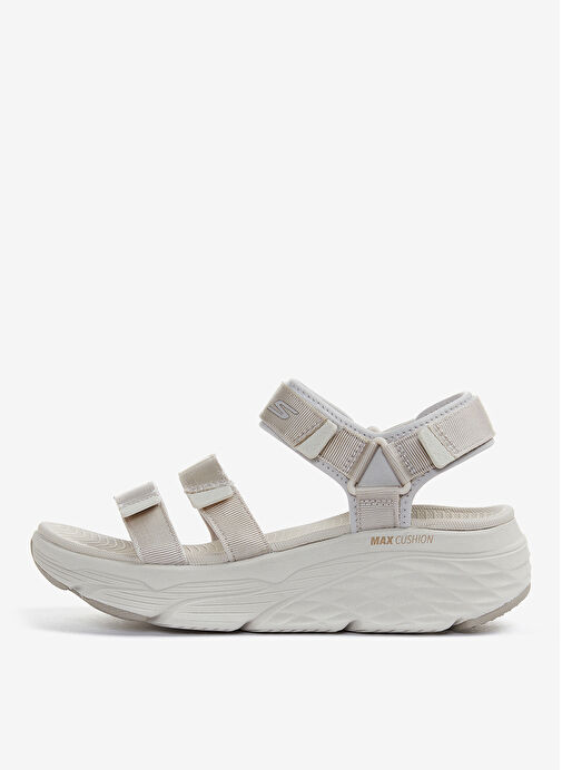 Skechers 140218 NAT MAX CUSHIONING - LURED Natürel - Kahverengi Kadın Sandalet - Görsel 2