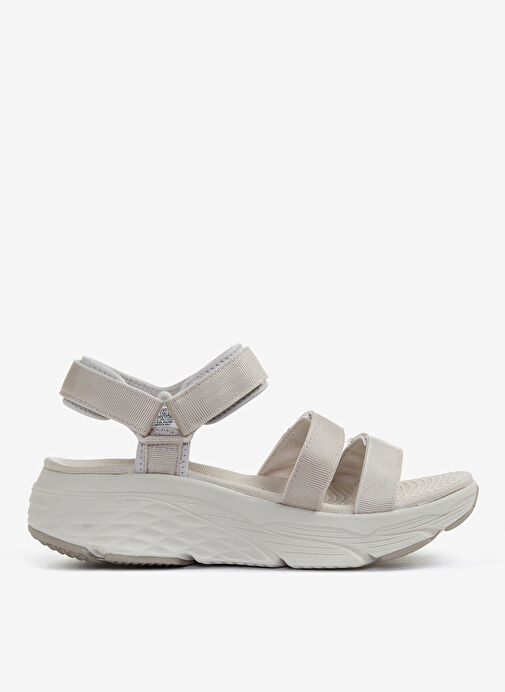 Skechers 140218 NAT MAX CUSHIONING - LURED Natürel - Kahverengi Kadın Sandalet - Görsel 3