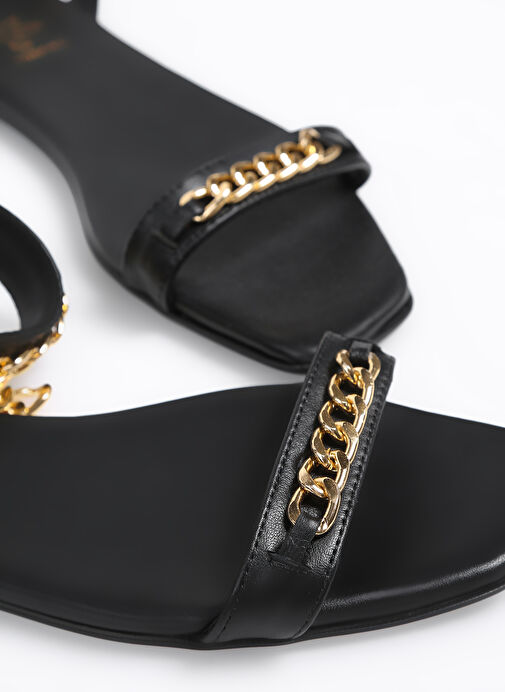 Fabrika Fabrika Siyah Kadın Deri Sandalet CESHIRE Sandalet & Terlik | Boyner Siyah - 6. görsel