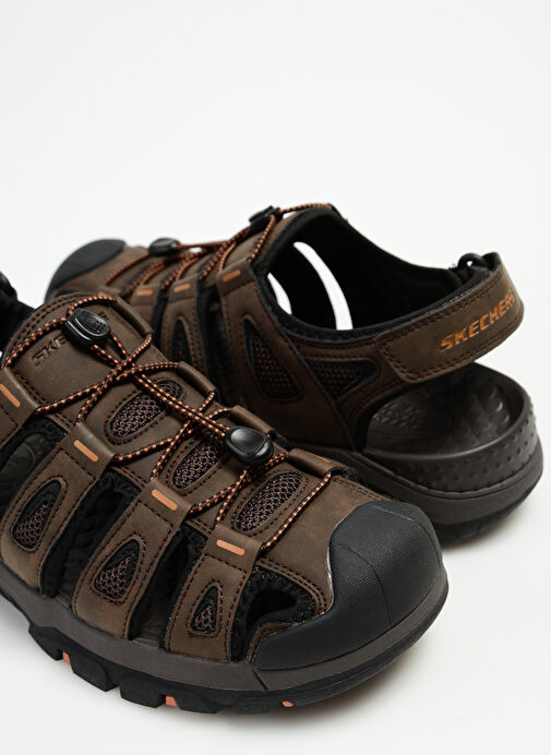 Skechers Kahverengi Erkek Sandalet 204111 CHOC - Görsel 6