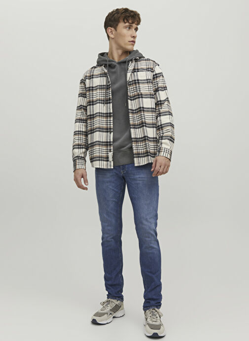 Jack & Jones Mavi Erkek Slim Fit Denim Pantolon JJILIAM JJEVAN JOS 269 50SPS