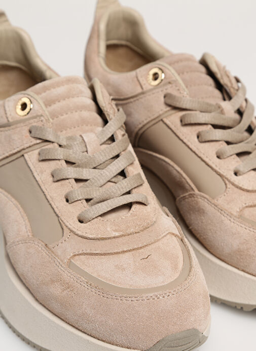 Hush Puppies Bej Kadın Deri - Kumaş Sneaker ALDA - Görsel 5