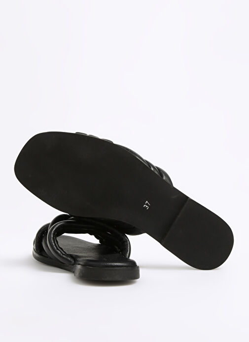 Hush Puppies Siyah Kadın Deri Terlik BELLEVUE - Görsel 5