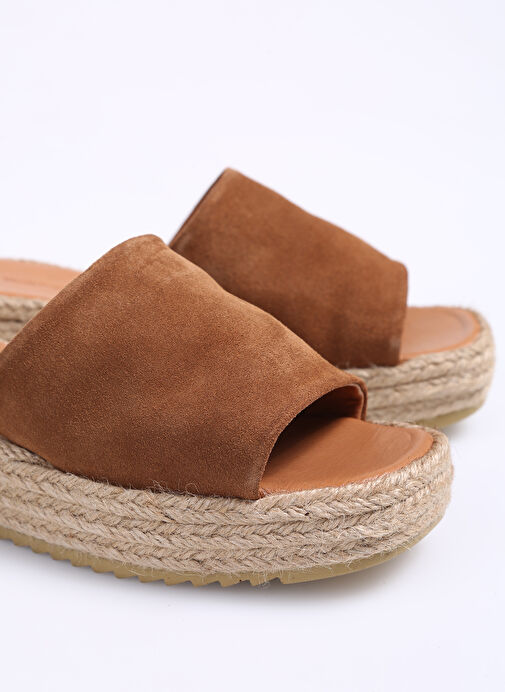 Hush Puppies Taba Kadın Deri Terlik BRIDGEPORT - Görsel 6