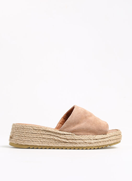 Hush Puppies Kadın Bej Süet Terlik BRIDGEPORT - Görsel 2