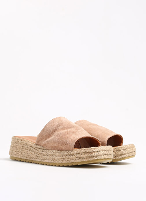 Hush Puppies Kadın Bej Süet Terlik BRIDGEPORT - Görsel 3