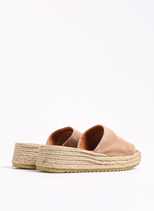 Hush Puppies Kadın Bej Süet Terlik BRIDGEPORT - Görsel 4