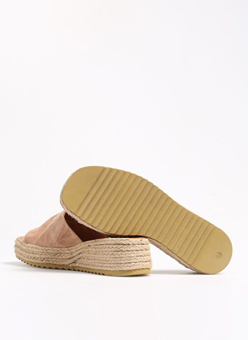Hush Puppies Kadın Bej Süet Terlik BRIDGEPORT - Görsel 5