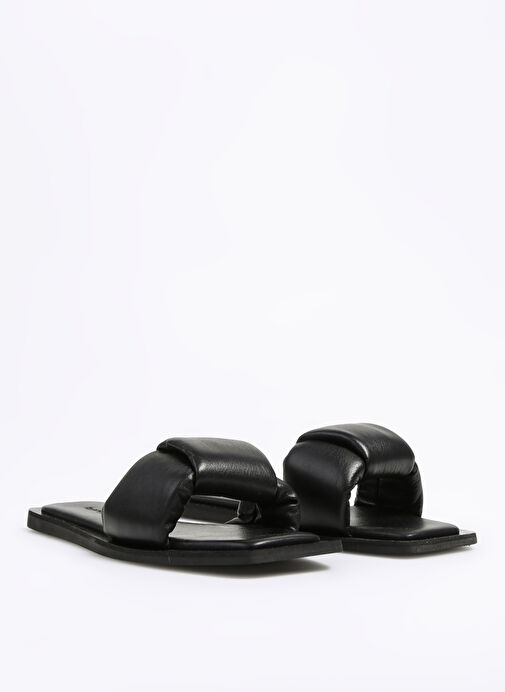 Hush Puppies Siyah Kadın Deri Terlik BILLINGS - Görsel 3