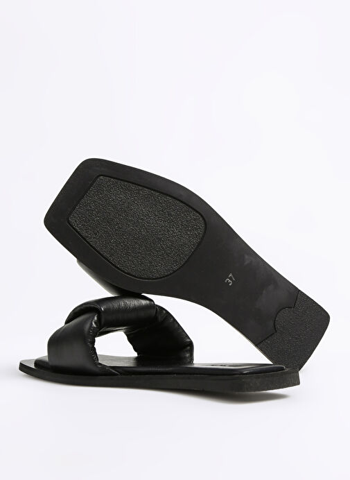 Hush Puppies Siyah Kadın Deri Terlik BILLINGS - Görsel 5