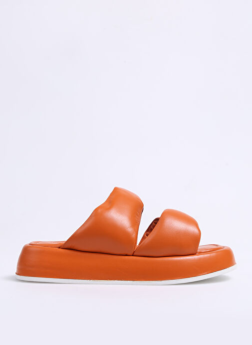 Hush Puppies Turuncu Kadın Deri Terlik MARIE - Görsel 2