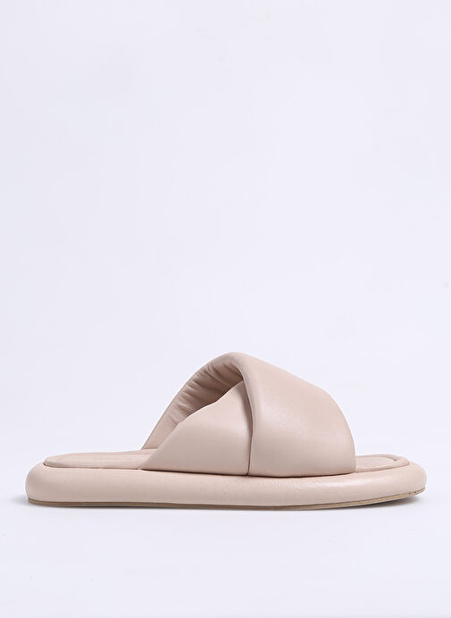 Hush Puppies Bej Kadın Deri Terlik KINKADE - Görsel 2