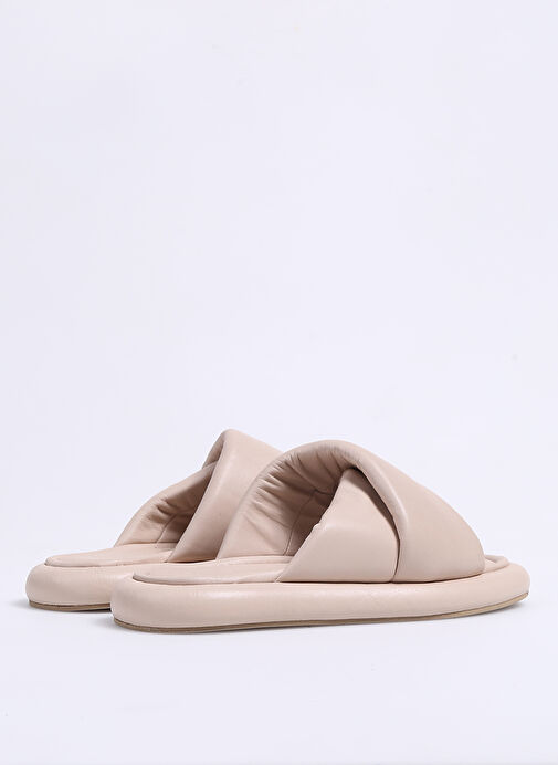 Hush Puppies Bej Kadın Deri Terlik KINKADE - Görsel 4