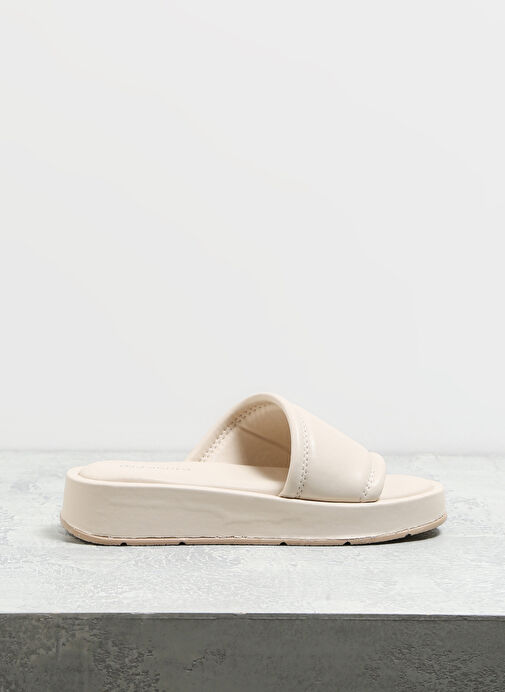 F By Fabrika Bej Kadın Terlik PATNIRA - Görsel 2