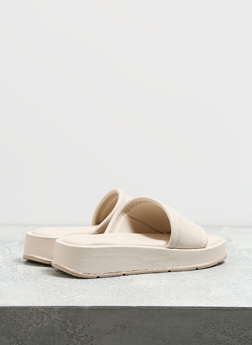 F By Fabrika Bej Kadın Terlik PATNIRA - Görsel 4