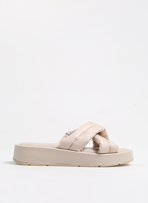 F By Fabrika Bej Kadın Terlik ADRESA - Görsel 2