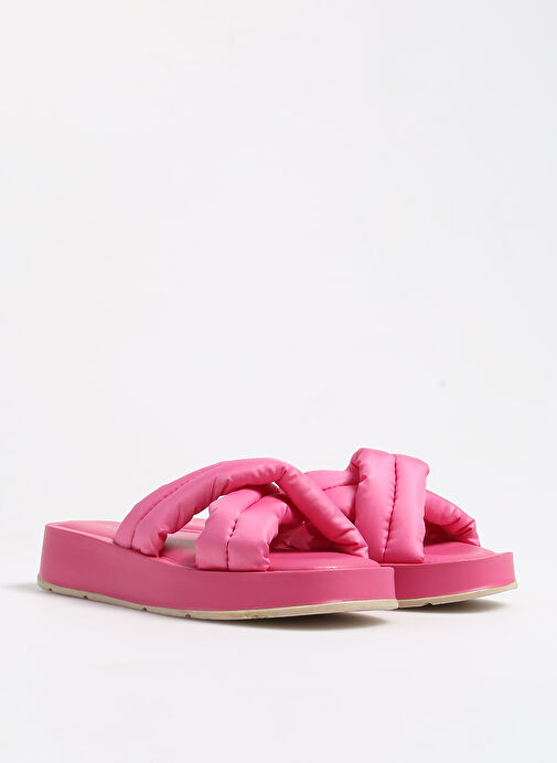 F By Fabrika Fuşya Kadın Terlik ADRESA - Görsel 3