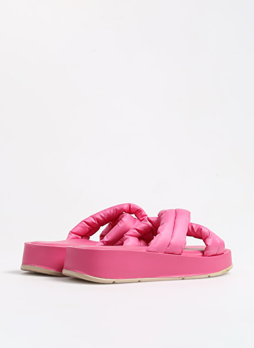 F By Fabrika Fuşya Kadın Terlik ADRESA - Görsel 4