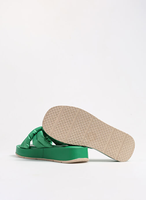 F By Fabrika Yeşil Kadın Terlik ADRESA - Görsel 5