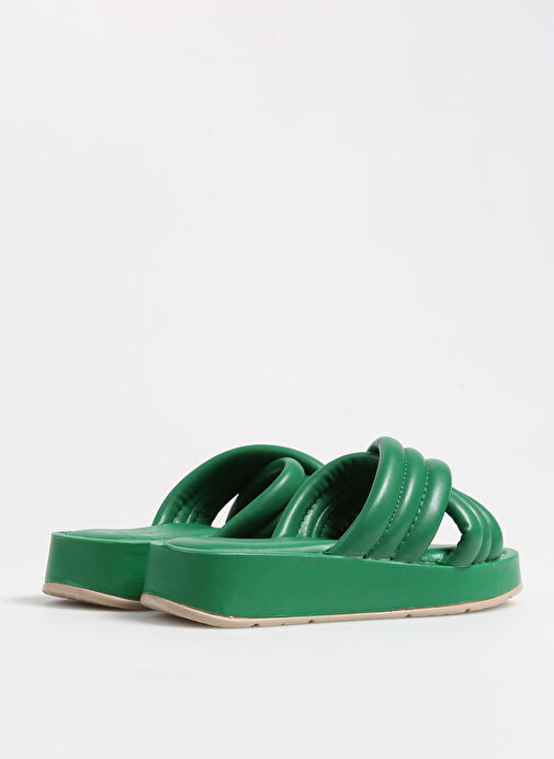 F By Fabrika Yeşil Kadın Terlik FREDICE - Görsel 4