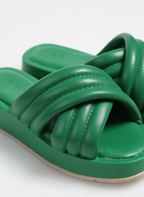 F By Fabrika Yeşil Kadın Terlik FREDICE - Görsel 6