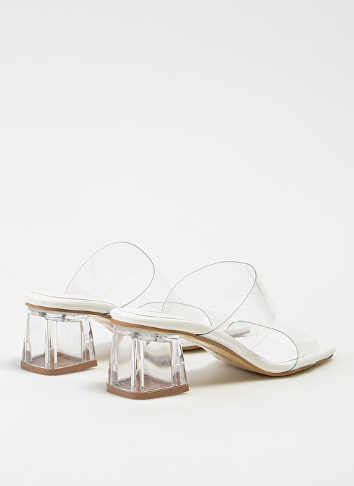 Pierre Cardin Beyaz Kadın Terlik PC-6982 - Görsel 4