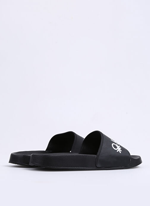 Benetton Siyah Erkek Plaj Terliği BN-1265 - Görsel 4