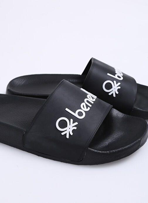 Benetton Siyah Erkek Plaj Terliği BN-1265 - Görsel 6