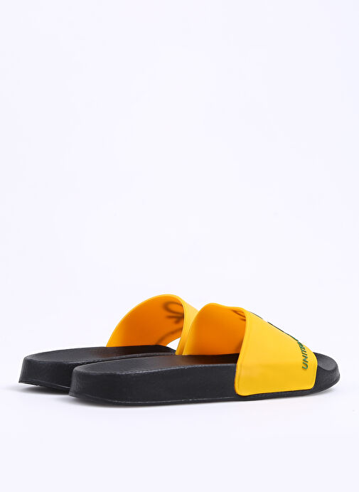 Benetton Sarı-Siyah Erkek Plaj Terliği BN-1271 - Görsel 4