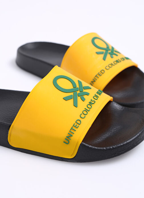 Benetton Sarı-Siyah Erkek Plaj Terliği BN-1271 - Görsel 6