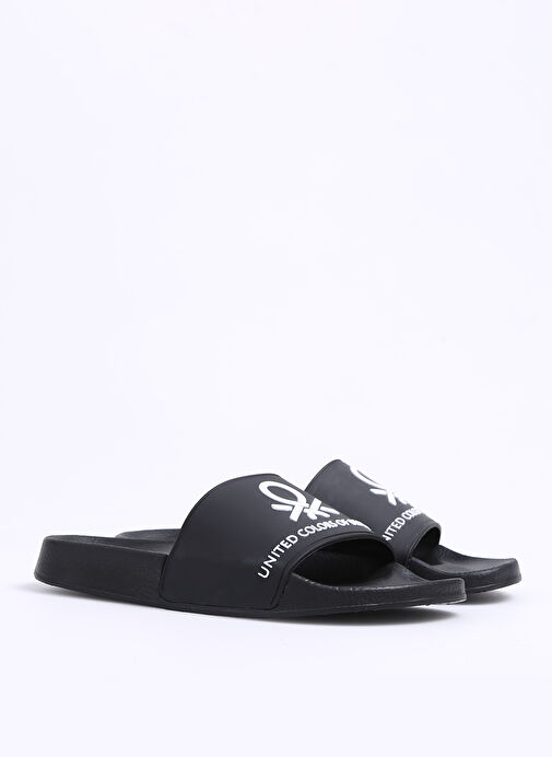 Benetton Siyah Erkek Plaj Terliği BN-1271 - Görsel 3