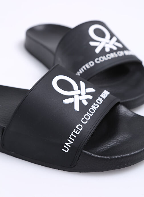 Benetton Siyah Erkek Plaj Terliği BN-1271 - Görsel 6