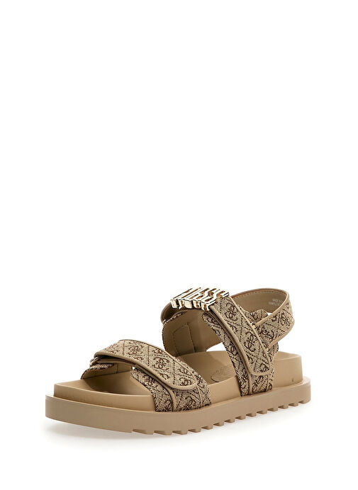 Guess Kahve Kadın Sandalet FL6FB2FAL03 - Görsel 2
