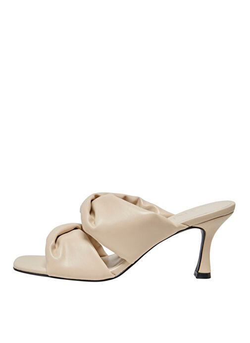 Only Krem Kadın Topuklu Sandalet 15281373 - Görsel 2