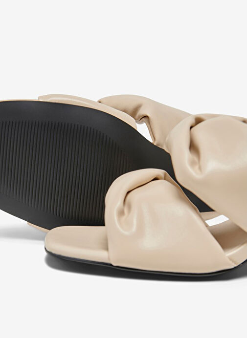 Only Krem Kadın Topuklu Sandalet 15281373 - Görsel 6