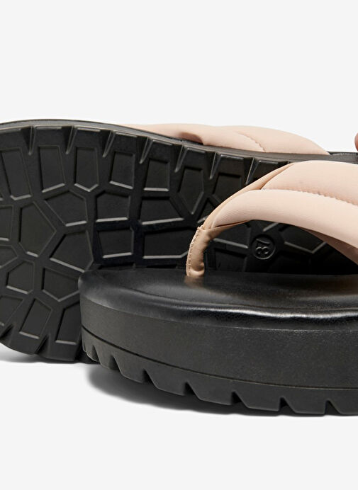 Only Krem-Siyah Kadın Terlik 15288112 - Görsel 6