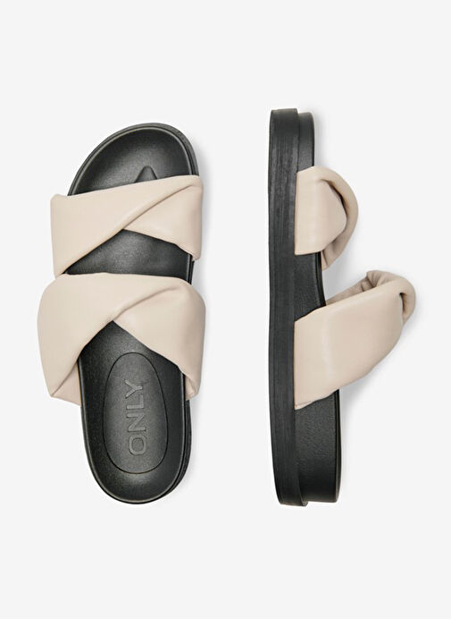 Only Krem Kadın Terlik 15288132 - Görsel 5