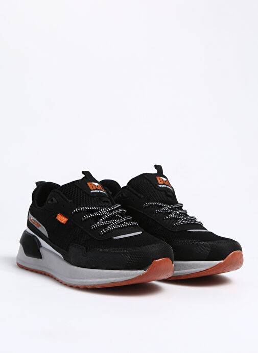 Siyah - Turuncu Kadın Günlük Ayakkabı UNISEX BUL-231924 - Görsel 3