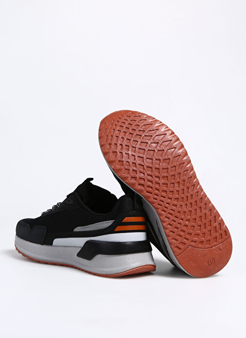 Siyah - Turuncu Kadın Günlük Ayakkabı UNISEX BUL-231924 - Görsel 5